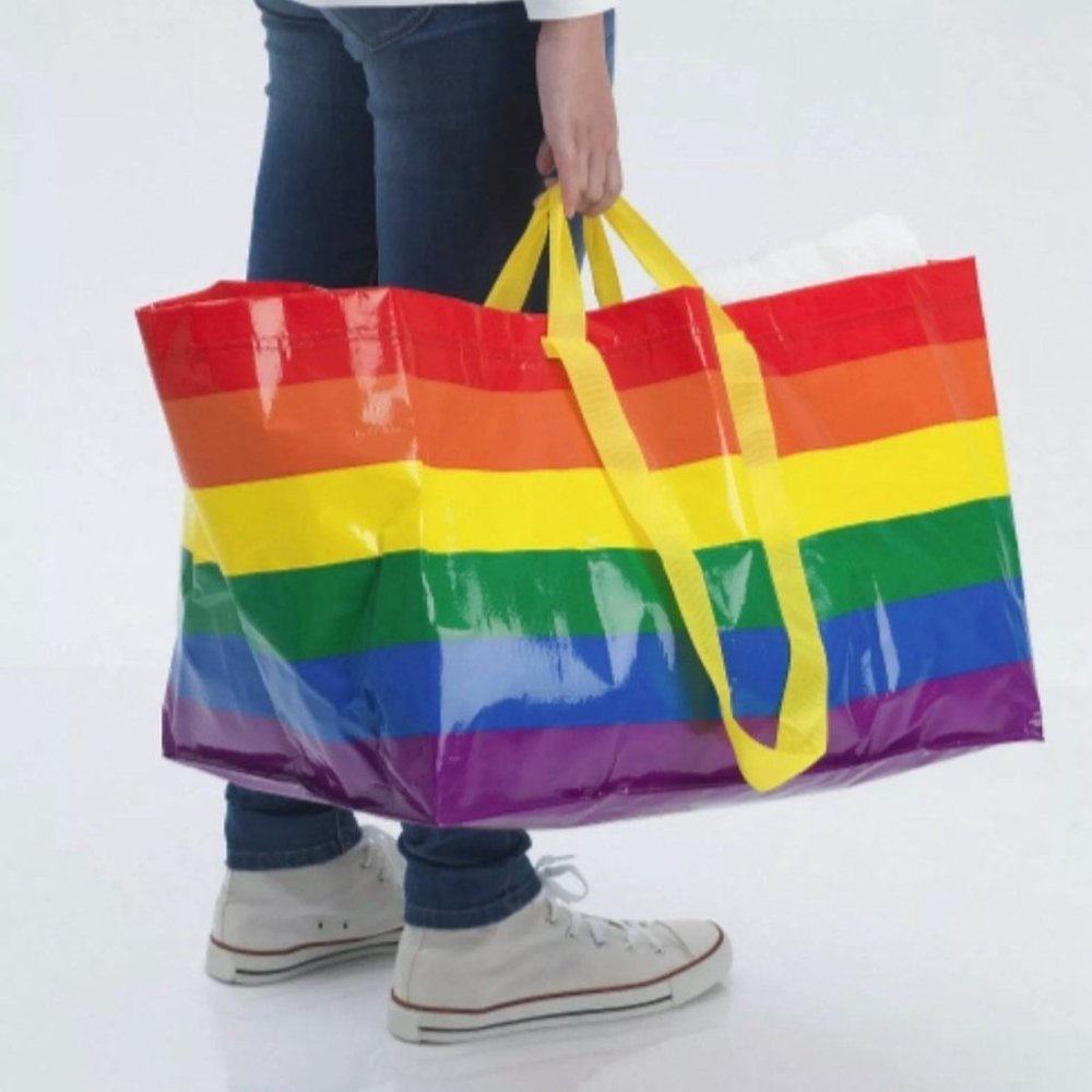 RESELLER BAG IKEA * Rainbow Bag Shopping Laundry